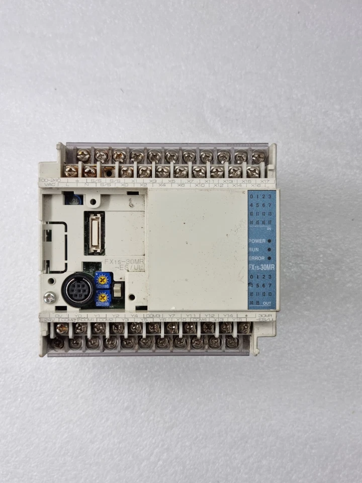 MITSUBISHI FX1S-30MR-ES/UL PROGRAMMABLE CONTROLLER 100-240VAC (USED CONDITION)